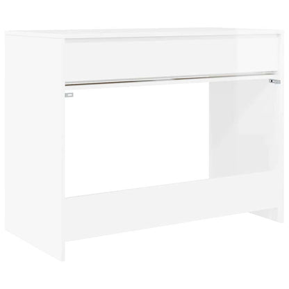 vidaXL Schreibtisch Hochglanz Weiß 100 x 50 x 78 cm Holzwerkstoff