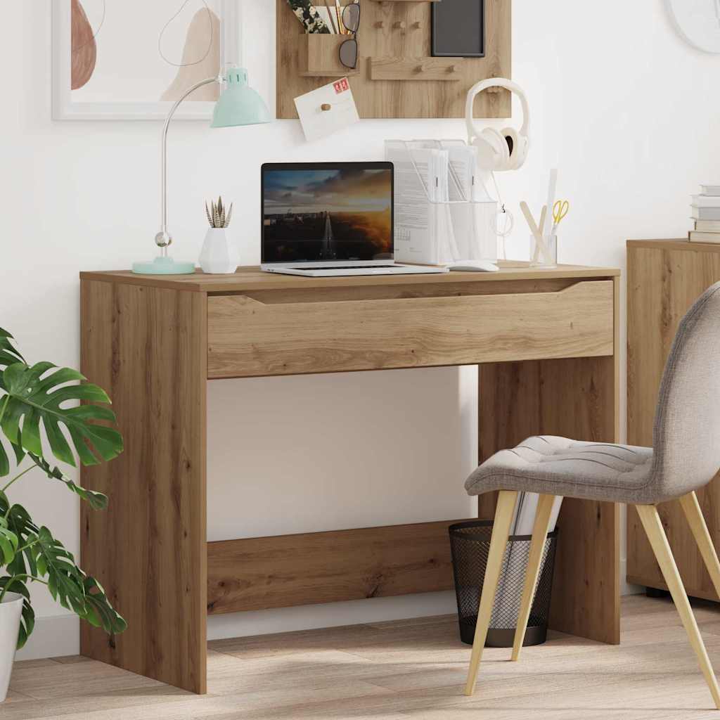vidaXL Schreibtisch Artisan-Eiche 100 x 50 x 78 cm Holzwerkstoff