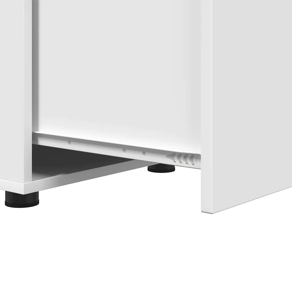 vidaXL Badezimmerschrank Weiß 40,5 x 40 x 44 cm Holzwerkstoff