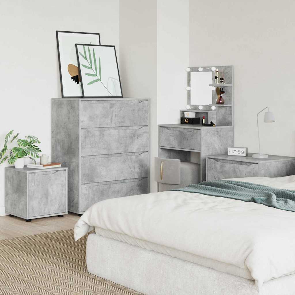 vidaXL Badezimmerschrank Beton Grau 40,5 x 40 x 44 cm Holzwerkstoff