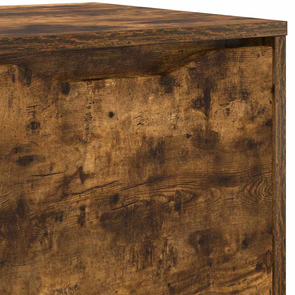 vidaXL Badezimmerschrank Geräucherte Eiche 40,5 x 40 x 44 cm