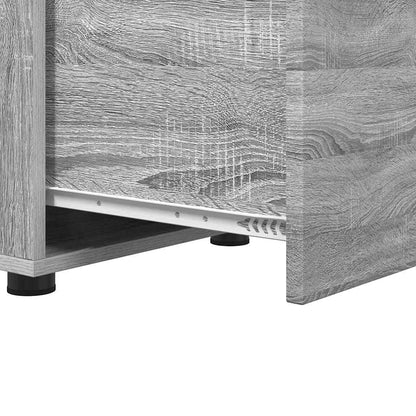 vidaXL Badezimmerschrank Graues Sonoma 40,5 x 40 x 44 cm Holzwerkstoff