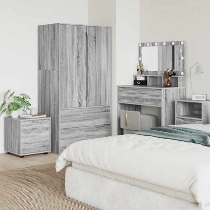 vidaXL Badezimmerschrank Graues Sonoma 40,5 x 40 x 44 cm Holzwerkstoff