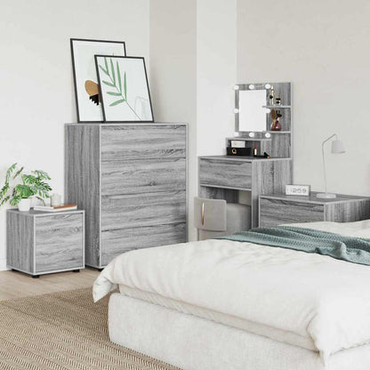 vidaXL Badezimmerschrank Graues Sonoma 40,5 x 40 x 44 cm Holzwerkstoff