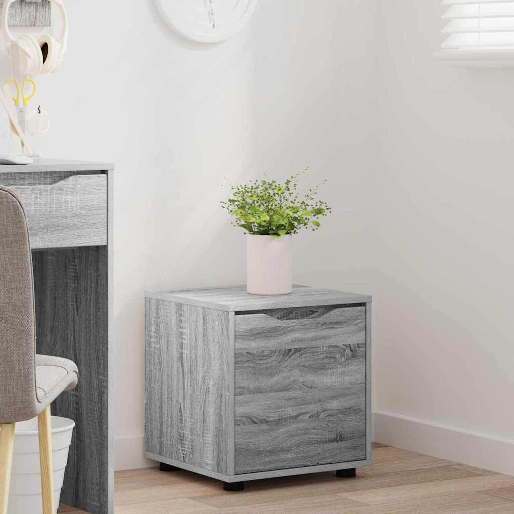 vidaXL Badezimmerschrank Graues Sonoma 40,5 x 40 x 44 cm Holzwerkstoff
