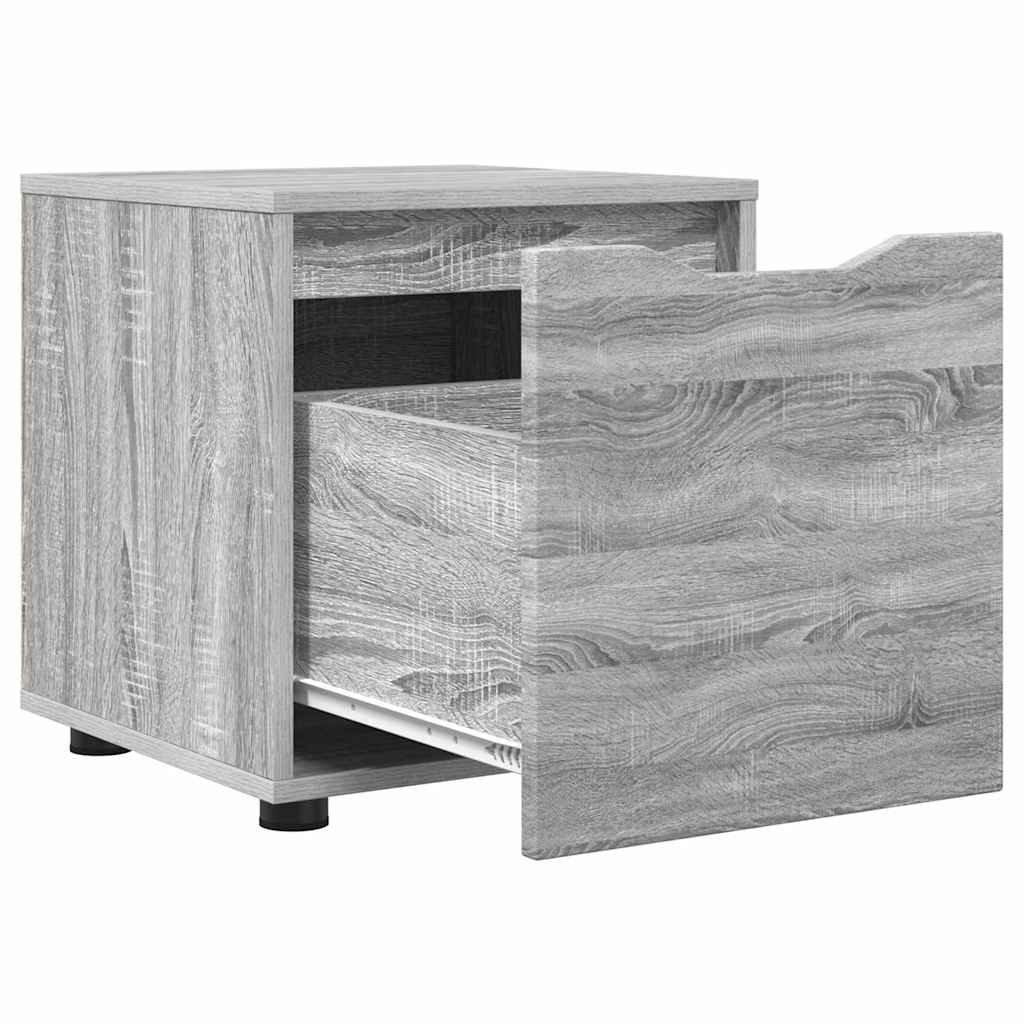 vidaXL Badezimmerschrank Graues Sonoma 40,5 x 40 x 44 cm Holzwerkstoff