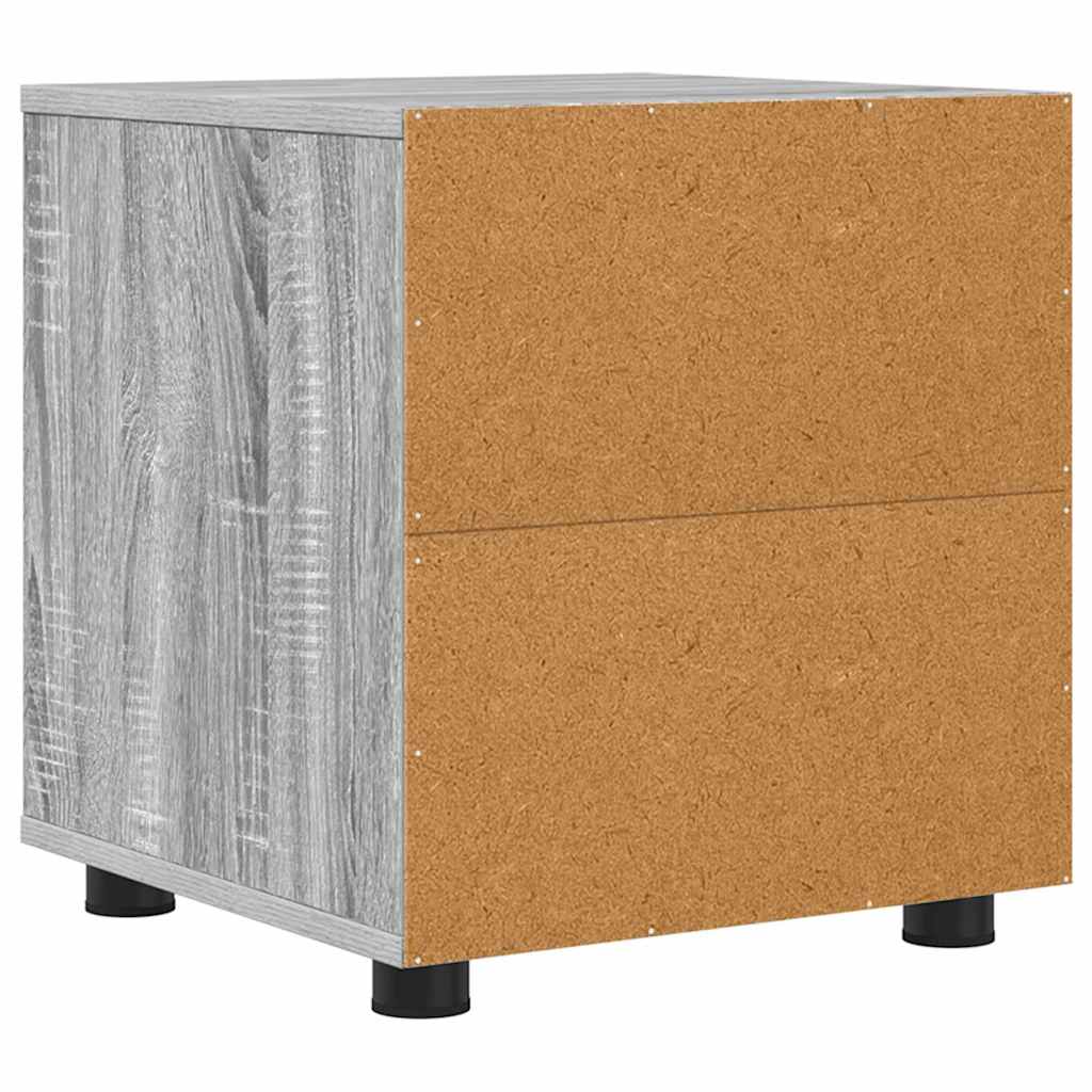 vidaXL Badezimmerschrank Graues Sonoma 40,5 x 40 x 44 cm Holzwerkstoff