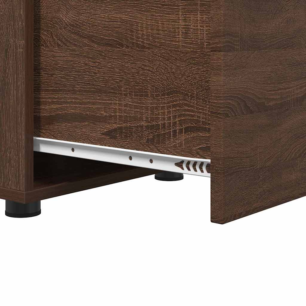vidaXL Badezimmerschrank Braun Eichen-Optik 40,5 x 40 x 44 cm