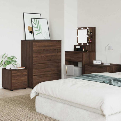 vidaXL Badezimmerschrank Braun Eichen-Optik 40,5 x 40 x 44 cm