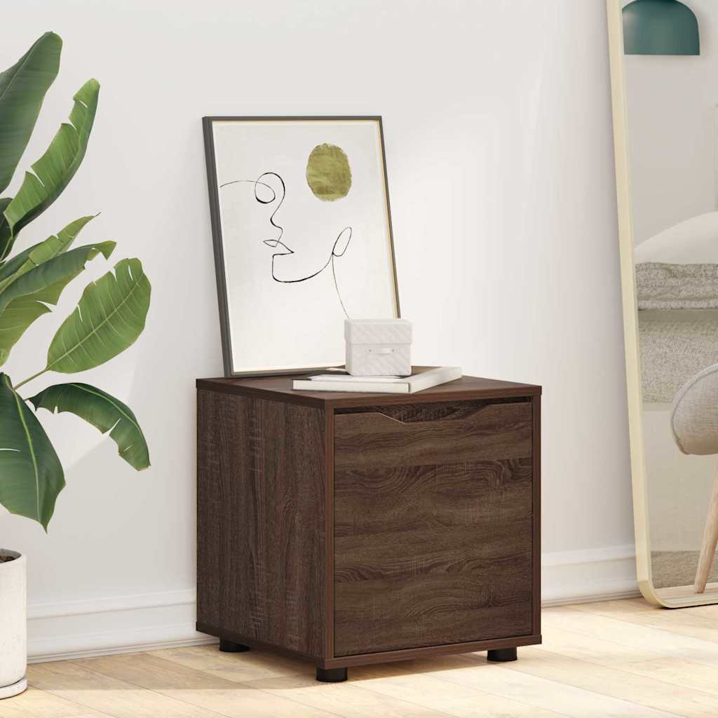 vidaXL Badezimmerschrank Braun Eichen-Optik 40,5 x 40 x 44 cm