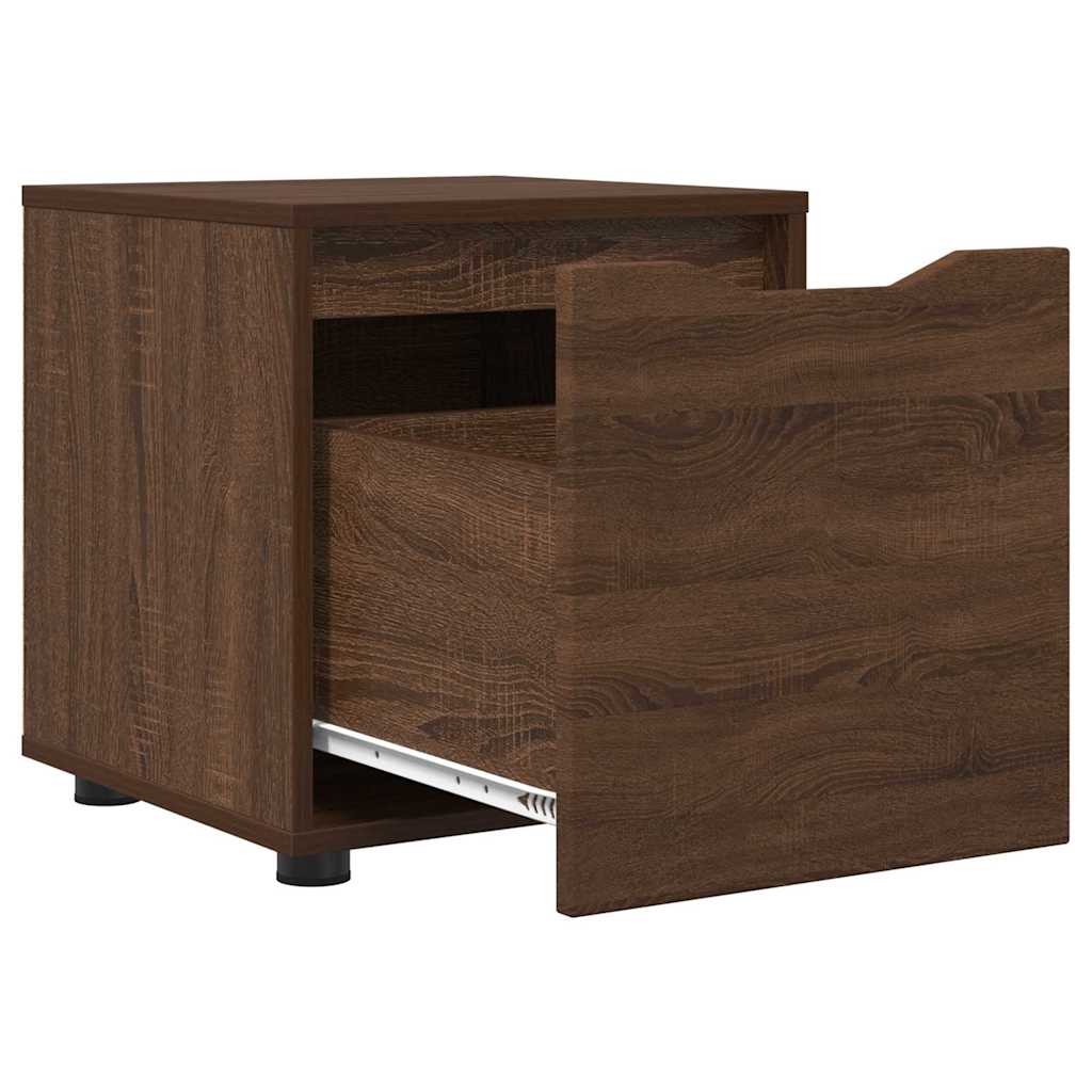 vidaXL Badezimmerschrank Braun Eichen-Optik 40,5 x 40 x 44 cm