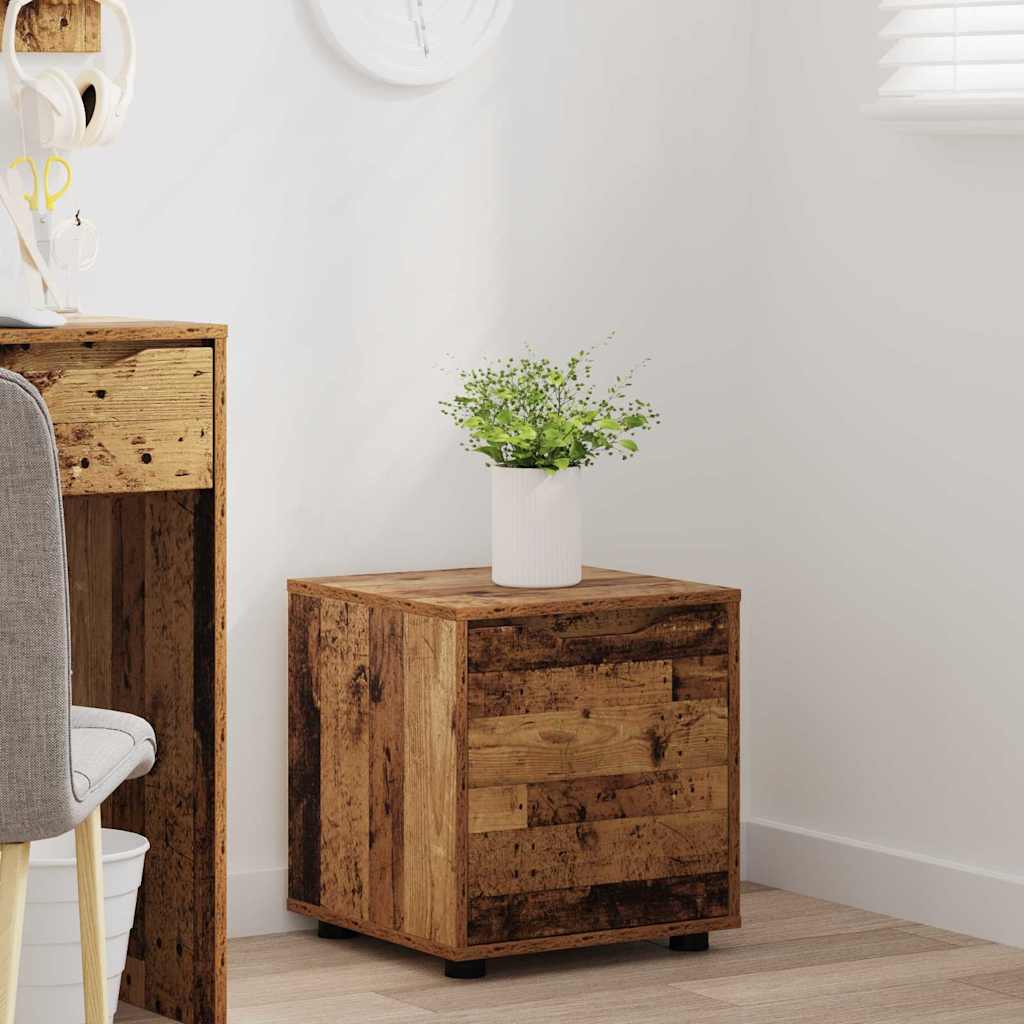 vidaXL Badezimmerschrank Altholz 40,5 x 40 x 44 cm Holzwerkstoff