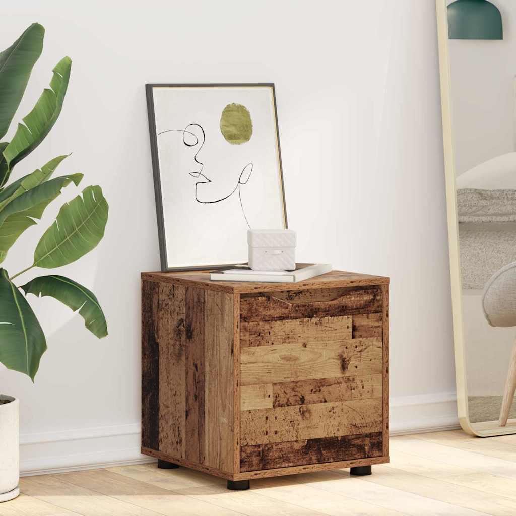 vidaXL Badezimmerschrank Altholz 40,5 x 40 x 44 cm Holzwerkstoff