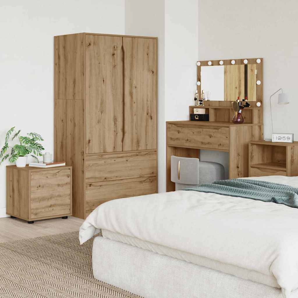 vidaXL Badezimmerschrank Artisan-Eiche 40,5 x 40 x 44 cm Holzwerkstoff