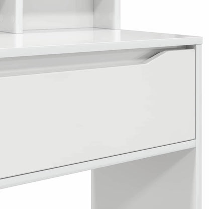 vidaXL Schlafzimmer-Frisiertische Hochglanz Weiß 80 x 39,6 x 135 cm