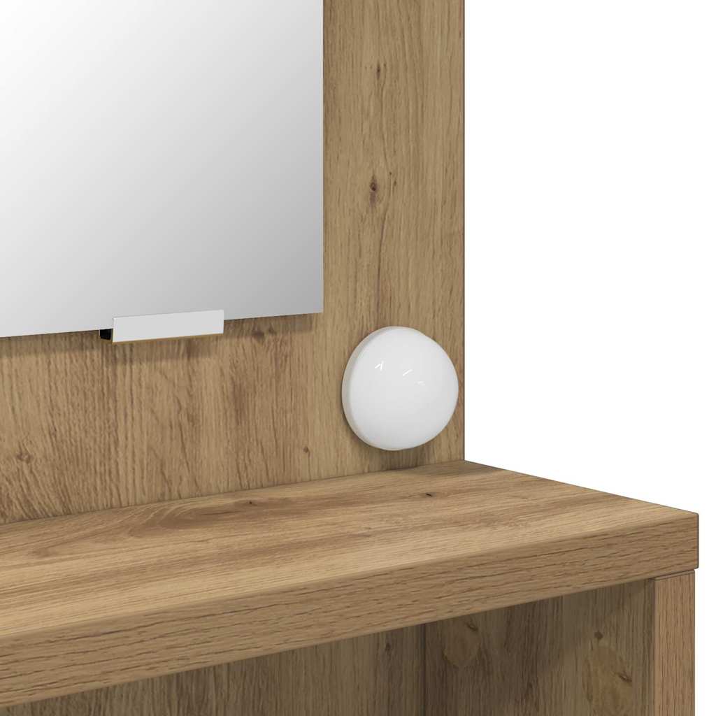 Schlafzimmer-Frisiertische Artisan-Eiche 80 x 39,6 x 135 cm