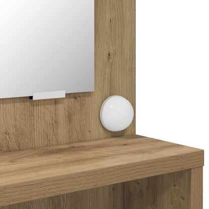 Schlafzimmer-Frisiertische Artisan-Eiche 80 x 39,6 x 135 cm