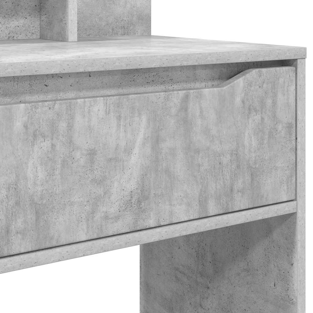 vidaXL Schlafzimmer-Frisiertische Beton Grau 80 x 39,6 x 135 cm