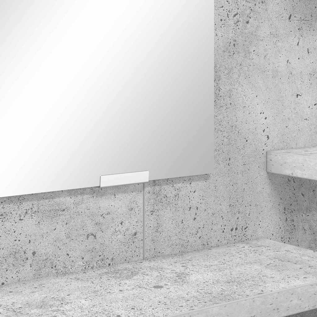 vidaXL Schlafzimmer-Frisiertische Beton Grau 80 x 39,6 x 135 cm