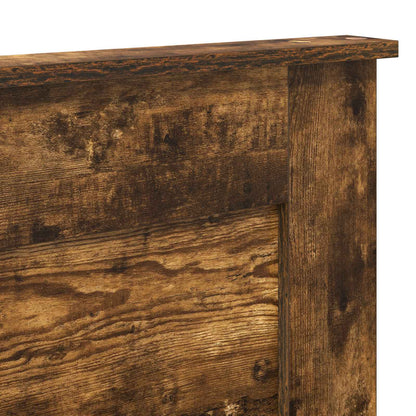vidaXL Kopfteil mit Kopfteil Geräucherte Eiche 200 cm Holzwerkstoff