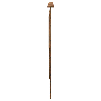 vidaXL Kopfteil mit Kopfteil Geräucherte Eiche 200 cm Holzwerkstoff