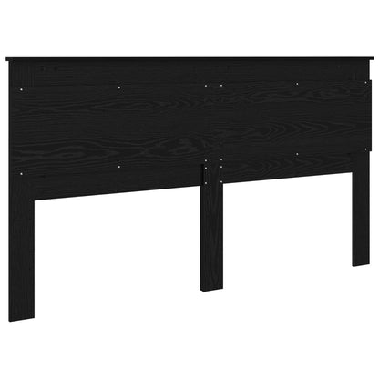 vidaXL Kopfteil mit Kopfteil Schwarz Eichen-Optik 180 cm Holzwerkstoff