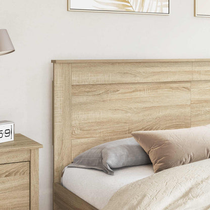 vidaXL Kopfteil mit Kopfteil Sonoma-Eiche 180 cm Holzwerkstoff