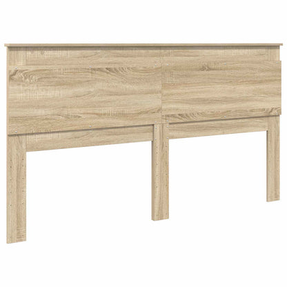 vidaXL Kopfteil mit Kopfteil Sonoma-Eiche 180 cm Holzwerkstoff