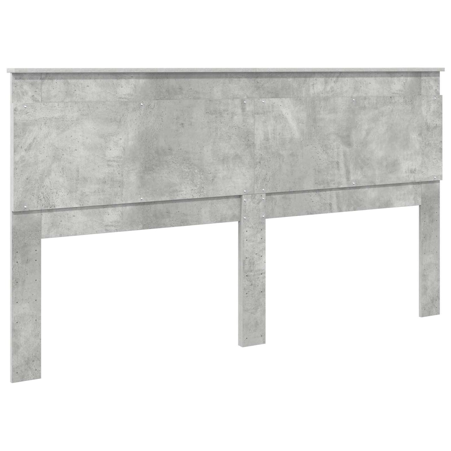 vidaXL Kopfteil mit Kopfteil Beton Grau 180 cm Holzwerkstoff