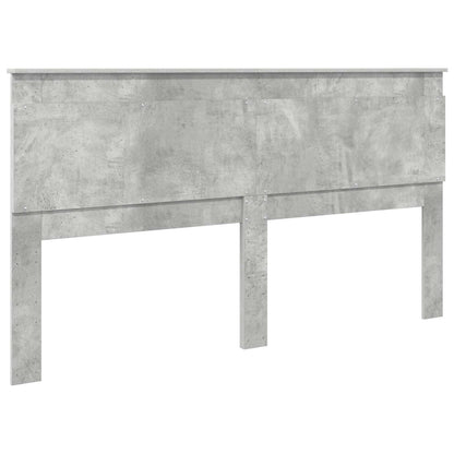vidaXL Kopfteil mit Kopfteil Beton Grau 180 cm Holzwerkstoff
