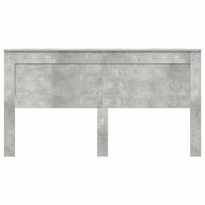 vidaXL Kopfteil mit Kopfteil Beton Grau 180 cm Holzwerkstoff