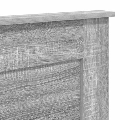 vidaXL Kopfteil mit Kopfteil Graues Sonoma 180 cm Holzwerkstoff