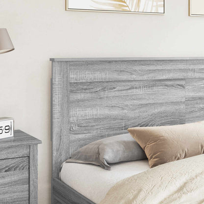 vidaXL Kopfteil mit Kopfteil Graues Sonoma 180 cm Holzwerkstoff