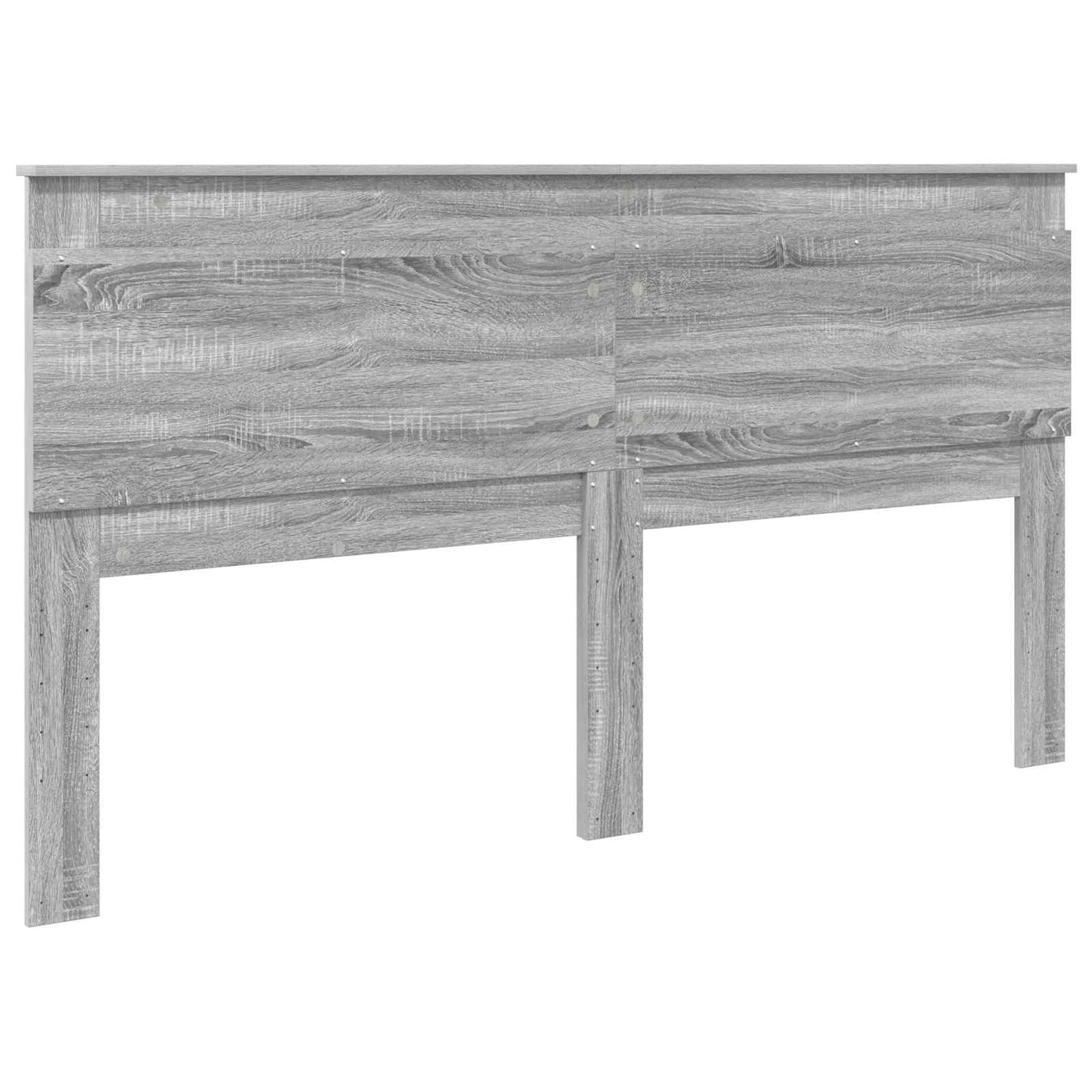 vidaXL Kopfteil mit Kopfteil Graues Sonoma 180 cm Holzwerkstoff