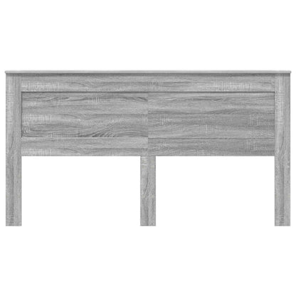 vidaXL Kopfteil mit Kopfteil Graues Sonoma 180 cm Holzwerkstoff