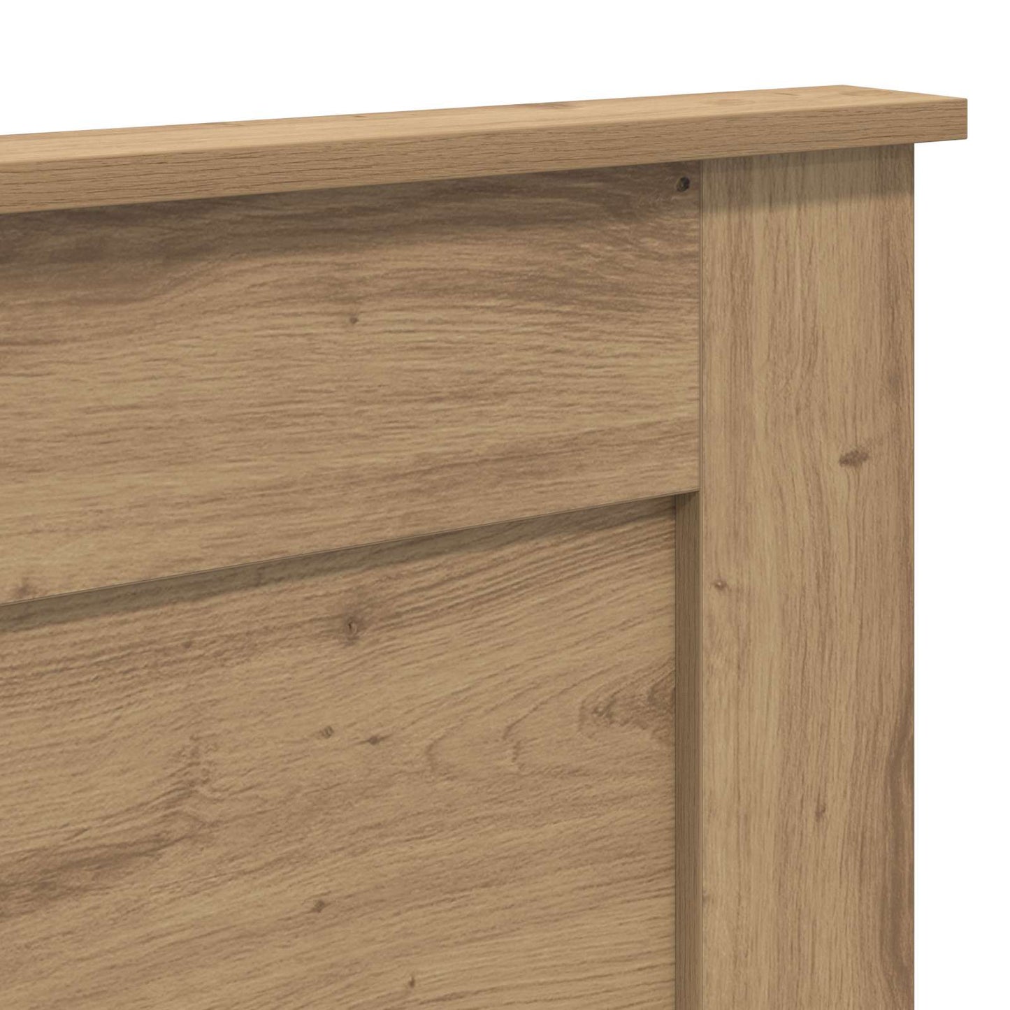 vidaXL Kopfteil mit Kopfteil Artisan-Eiche 180 cm Holzwerkstoff