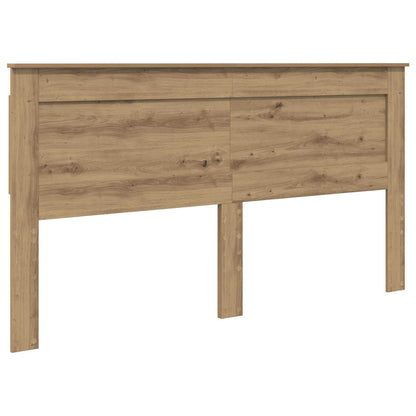 vidaXL Kopfteil mit Kopfteil Artisan-Eiche 180 cm Holzwerkstoff