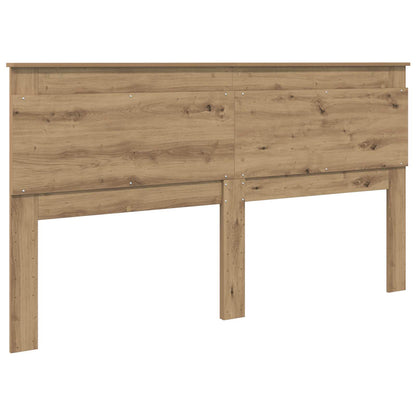 vidaXL Kopfteil mit Kopfteil Artisan-Eiche 180 cm Holzwerkstoff