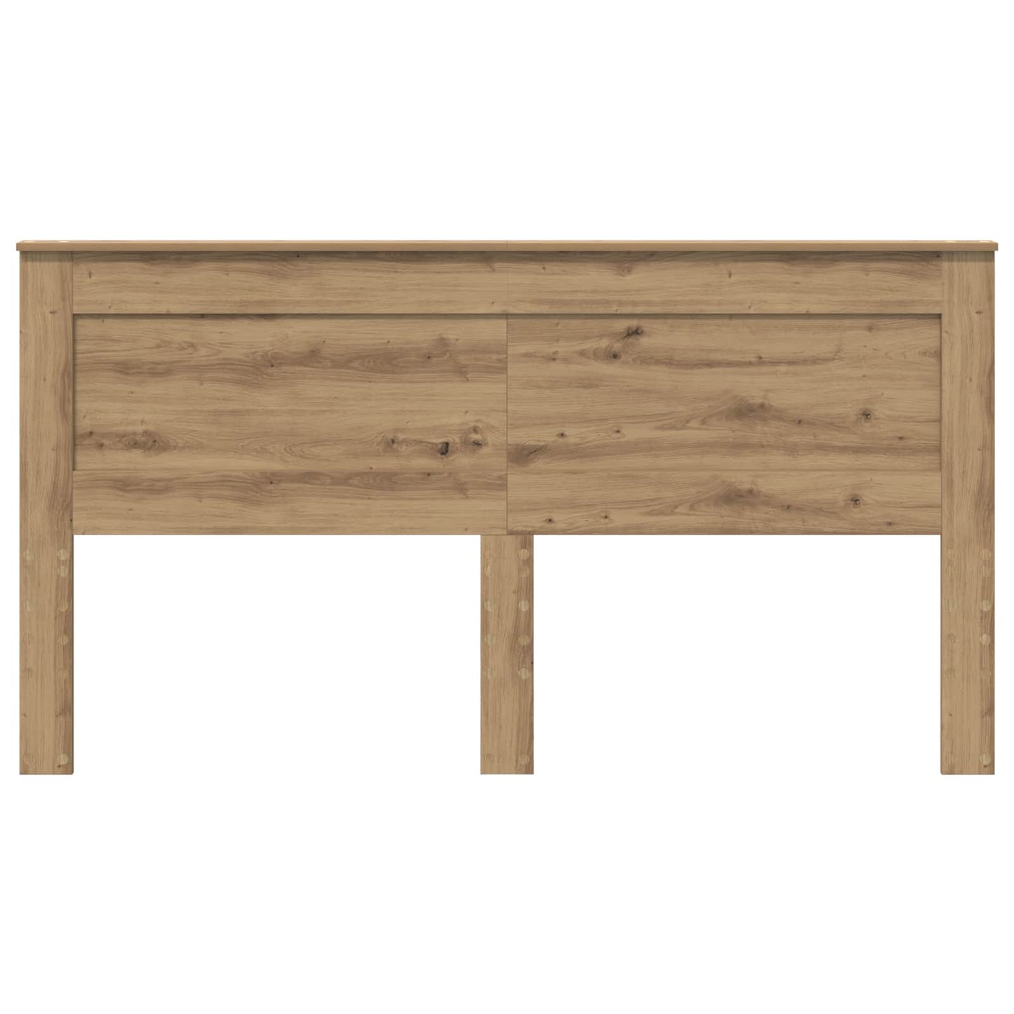 vidaXL Kopfteil mit Kopfteil Artisan-Eiche 180 cm Holzwerkstoff