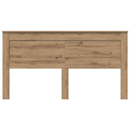 vidaXL Kopfteil mit Kopfteil Artisan-Eiche 180 cm Holzwerkstoff