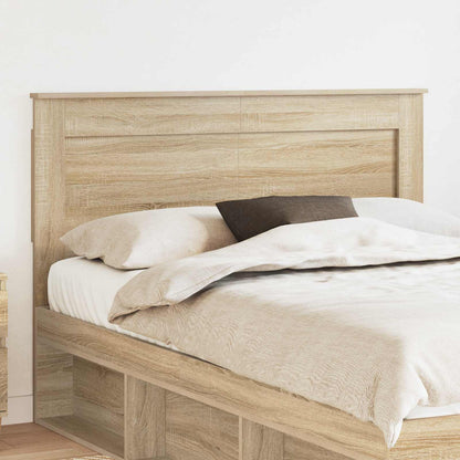 vidaXL Kopfteil mit Kopfteil Sonoma-Eiche 160 cm Holzwerkstoff