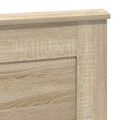 vidaXL Kopfteil mit Kopfteil Sonoma-Eiche 150 cm Holzwerkstoff