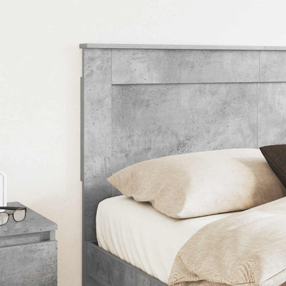 vidaXL Kopfteil mit Kopfteil Beton Grau 150 cm Holzwerkstoff