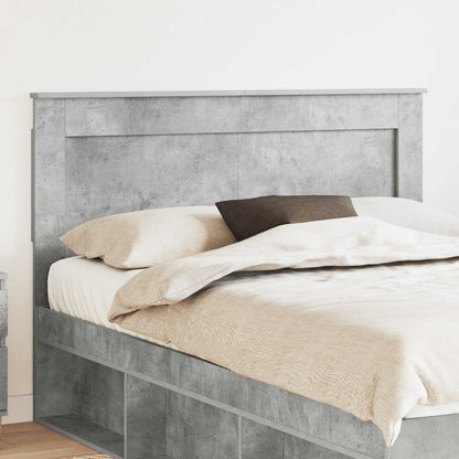 vidaXL Kopfteil mit Kopfteil Beton Grau 150 cm Holzwerkstoff