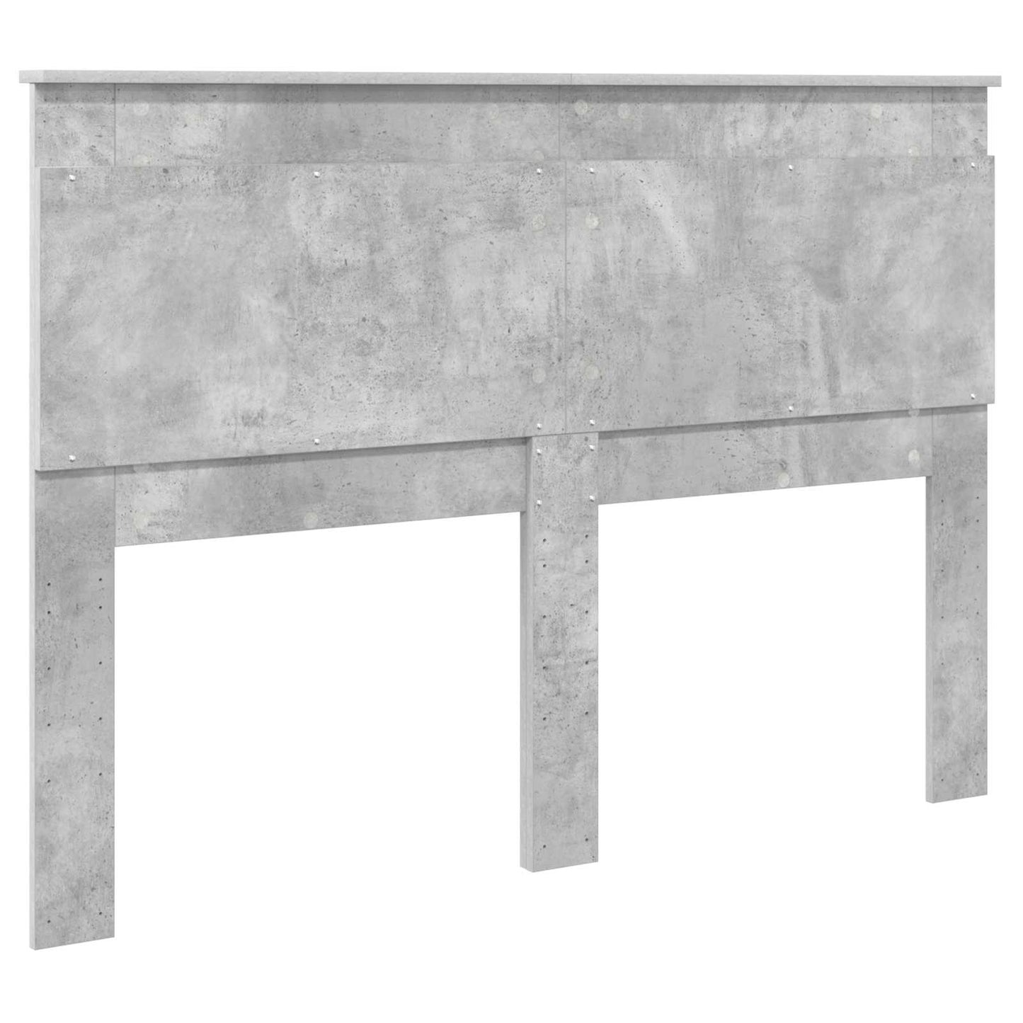 vidaXL Kopfteil mit Kopfteil Beton Grau 150 cm Holzwerkstoff