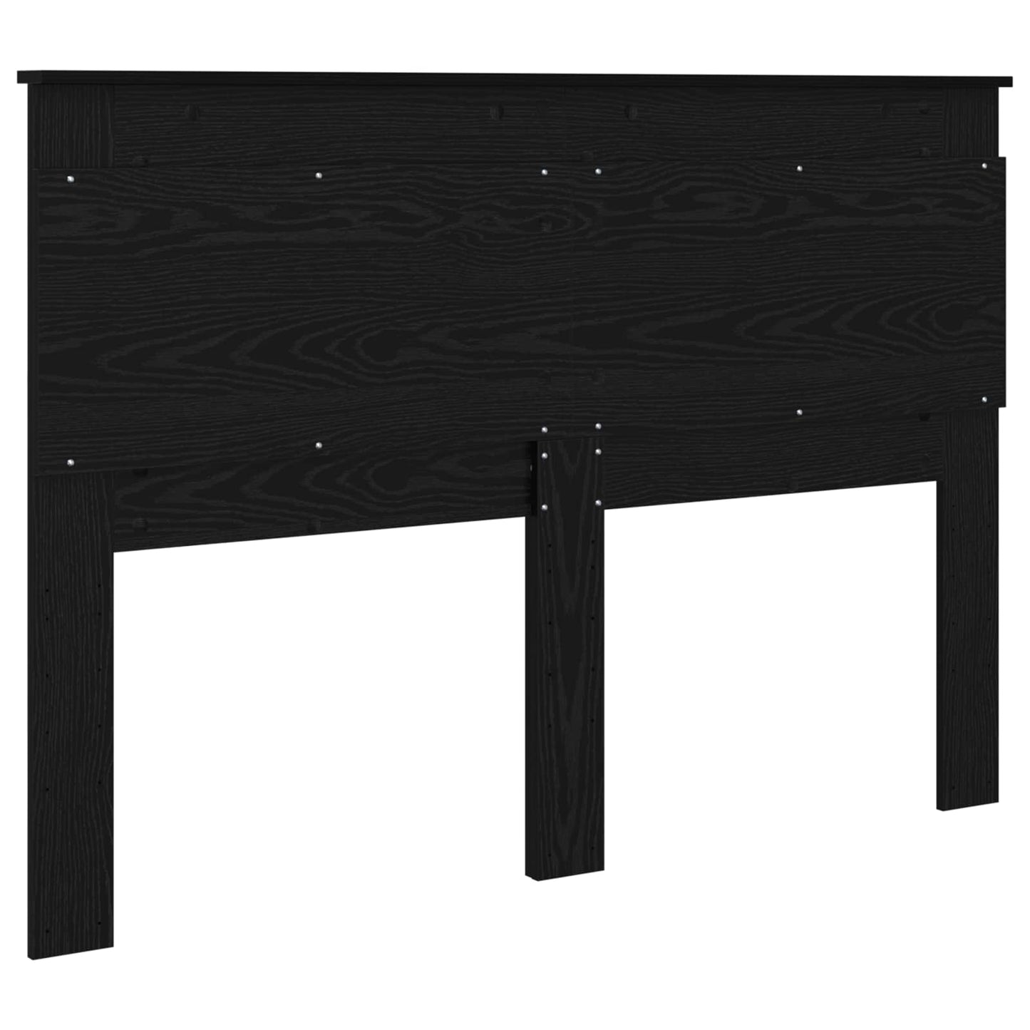 vidaXL Kopfteil mit Kopfteil Schwarz Eichen-Optik 140 cm Holzwerkstoff