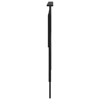 vidaXL Kopfteil mit Kopfteil Schwarz Eichen-Optik 140 cm Holzwerkstoff