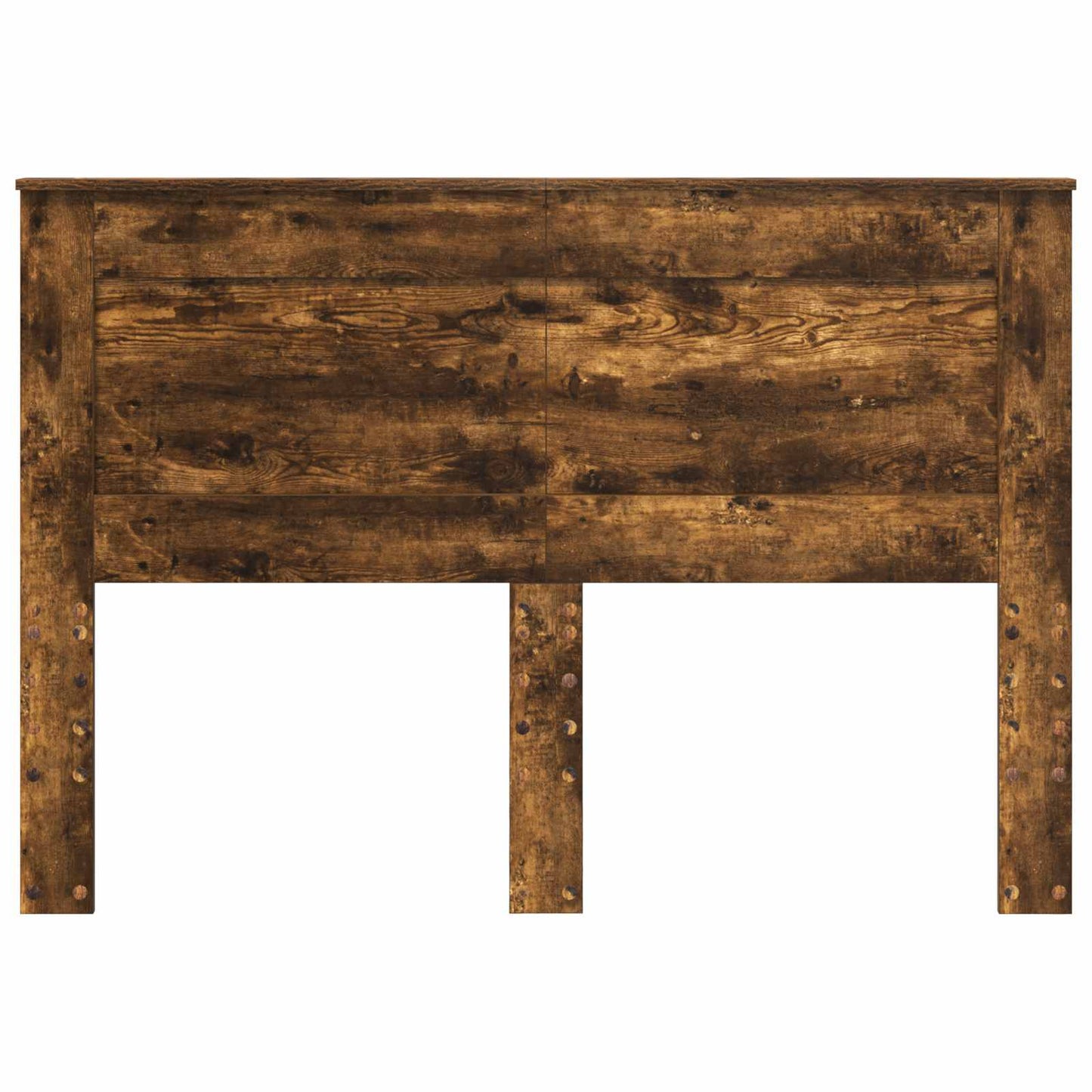 Kopfteil mit Kopfteil Geräucherte Eiche 140 cm Holzwerkstoff