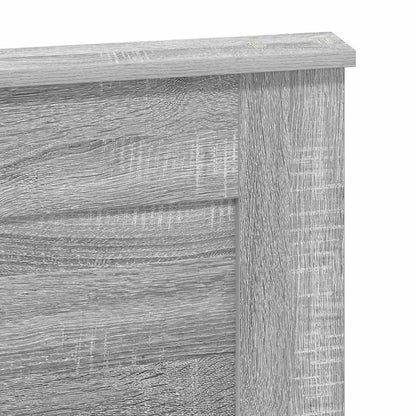 vidaXL Kopfteil mit Kopfteil Graues Sonoma 140 cm Holzwerkstoff