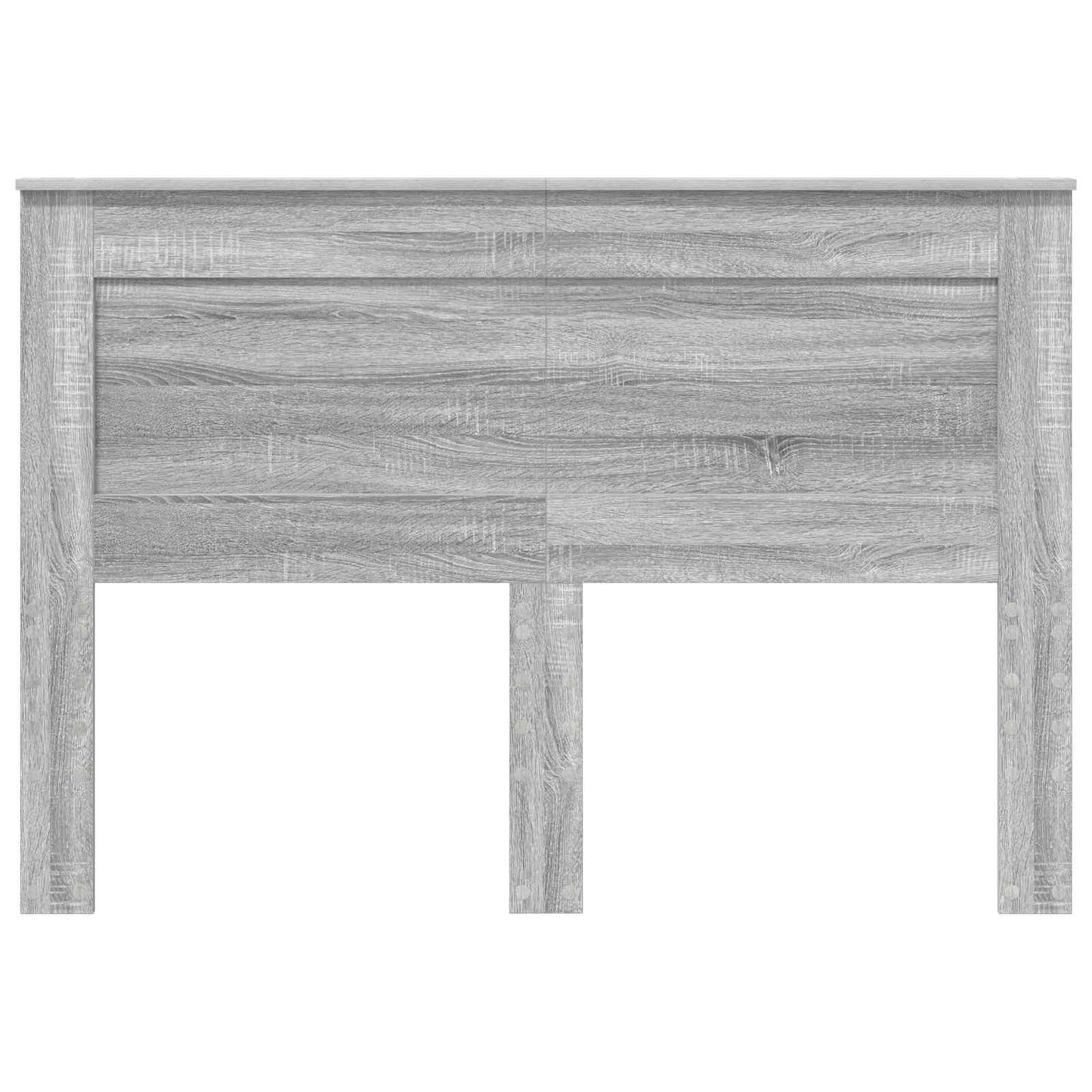 vidaXL Kopfteil mit Kopfteil Graues Sonoma 140 cm Holzwerkstoff